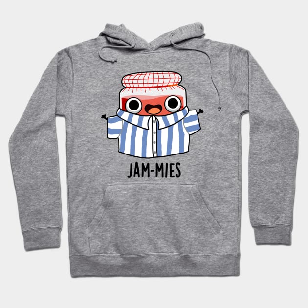 Jammies Funny Pyjamma Jam Pun Hoodie by punnybone